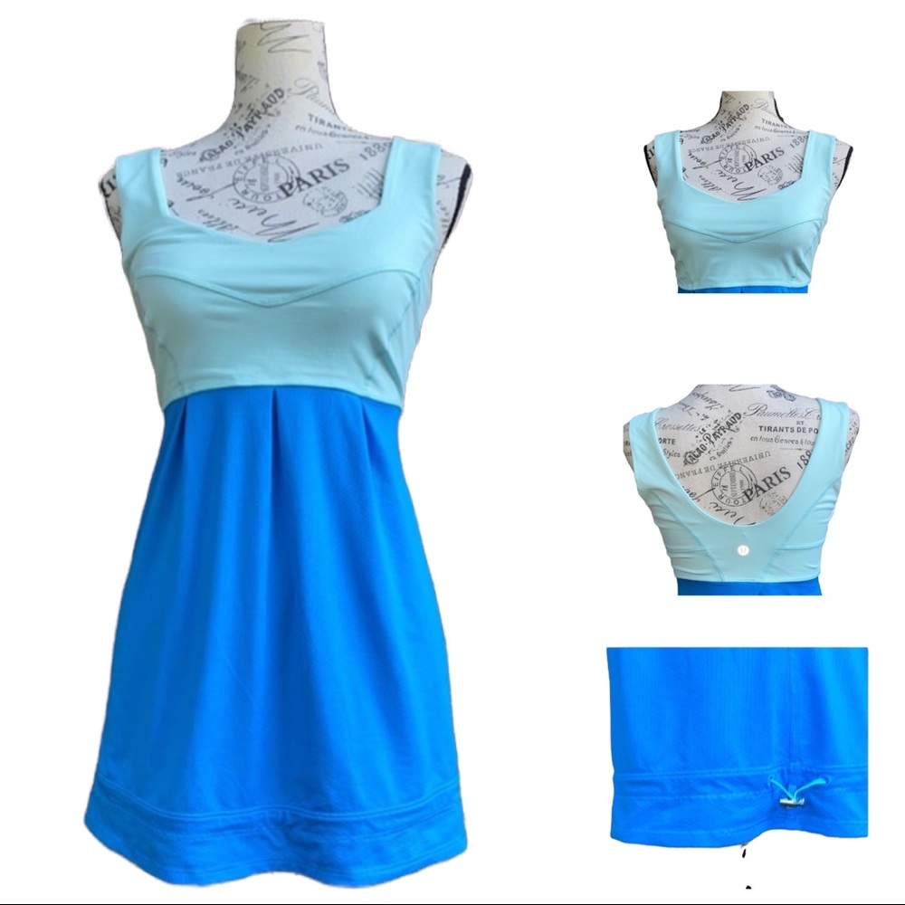 Lululemon Blue Two-Toned Active Tank Top